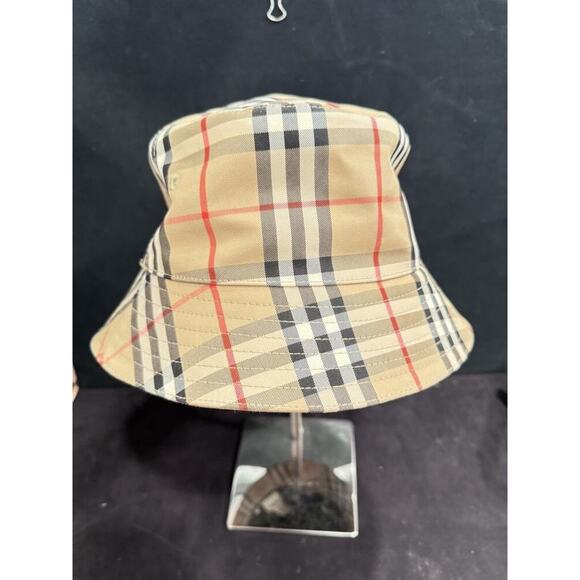 Burberry Check Plaid Bucket Hat Large 334417 - Picture 1 of 7